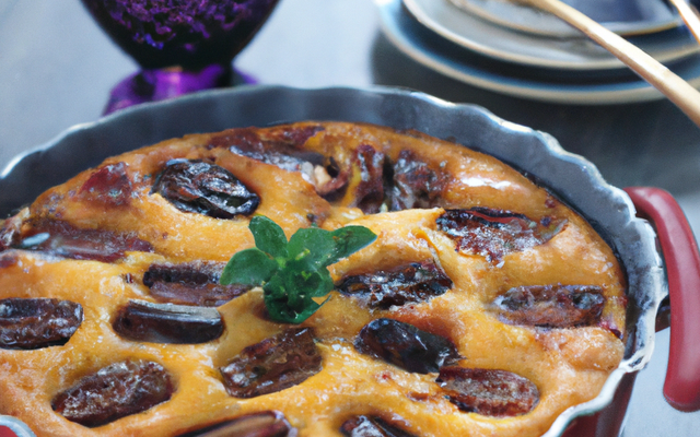 Clafoutis aux dattes