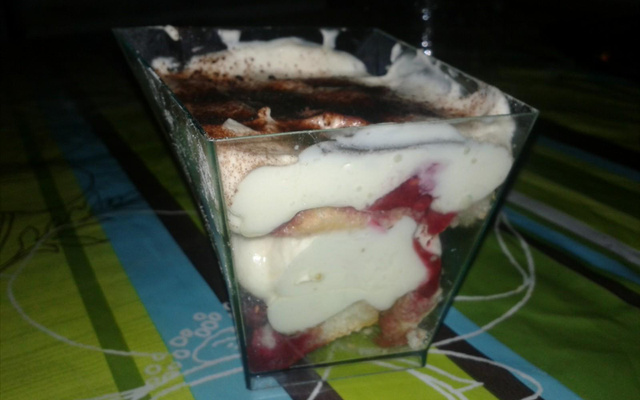 Tiramisu de framboise