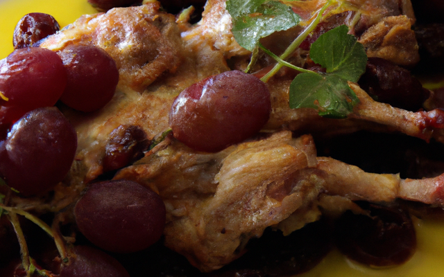 Lapin aux deux raisins