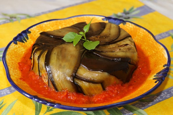 Moussaka en charlotte faite maison