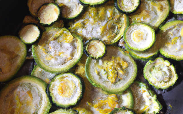 Courgettes crues