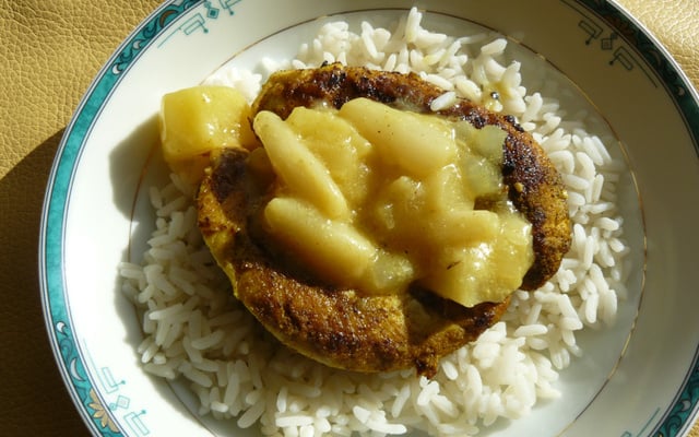 Blancs de poulet au colombo