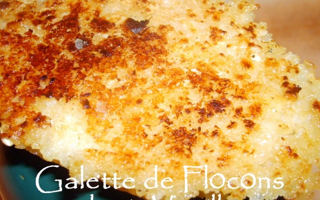 Galette de flocons de riz vanillée