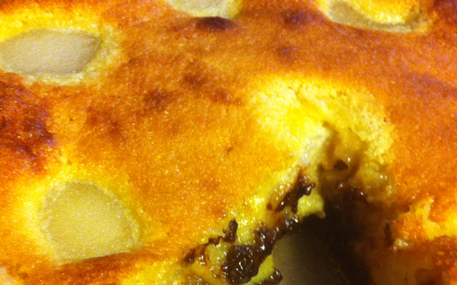 Tarte frangipane poire chocolat