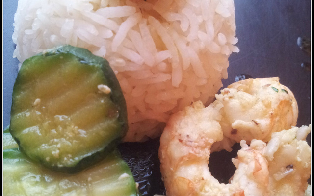 Langoustines flambées au rhum ambré