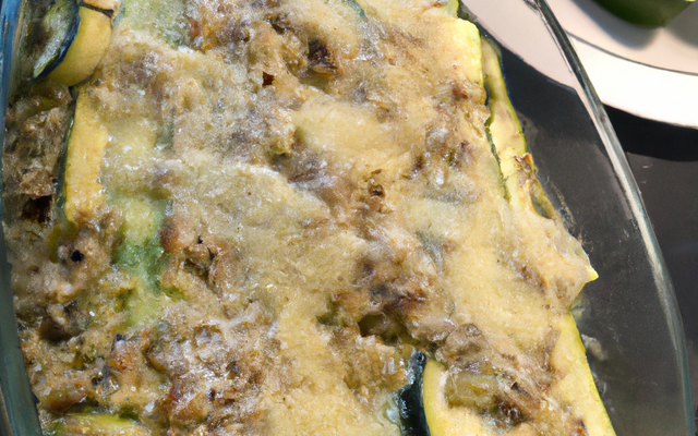 Crumble de courgettes à la féta