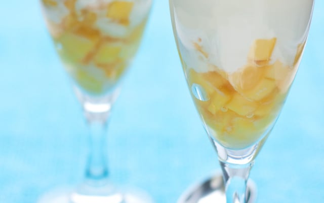 Mousse onctueuse de mangue