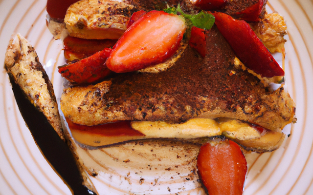 Tiramisu aux fraises, marsala et café