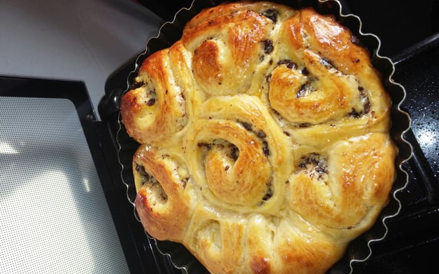 Brioche chinois aux pépites de chocolat