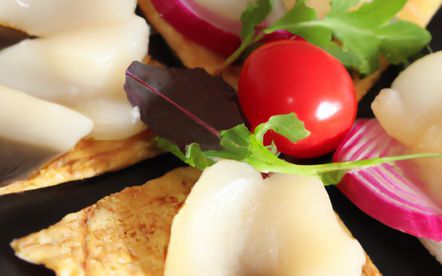 Galettes fourrées au hareng fumé