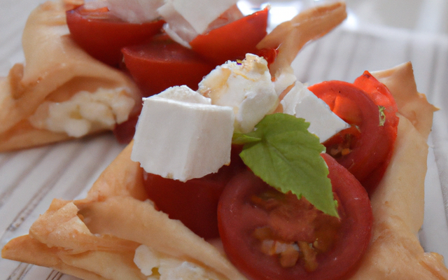 Feuilletés tomate feta