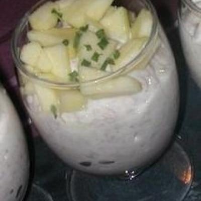 Verrines de thon et pommes