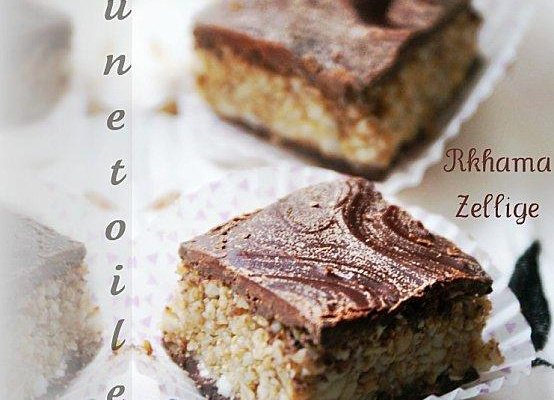 Nougat aux cacahuètes et sésames grillées