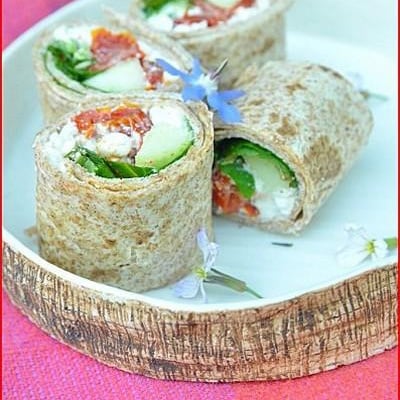 Maki wraps au cottage cheese