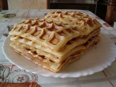 Gaufres au miel