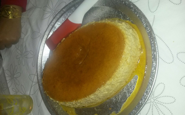 Flan léger au lait de coco