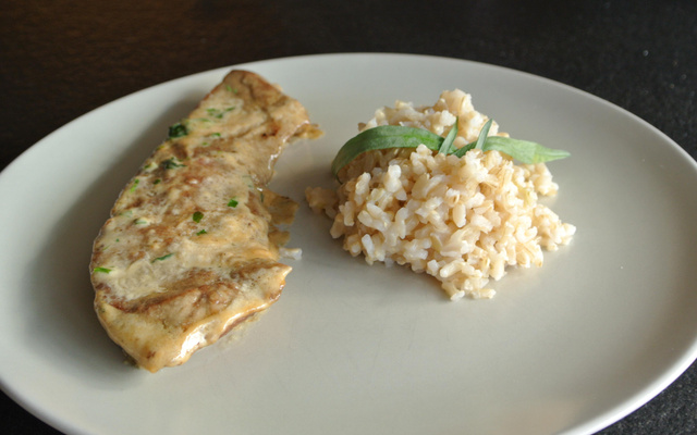Foie de veau génisse à l'estragon