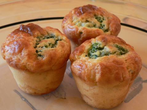 Muffins surprise aux brocolis