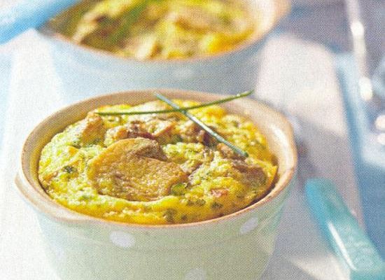 Flans aux herbes