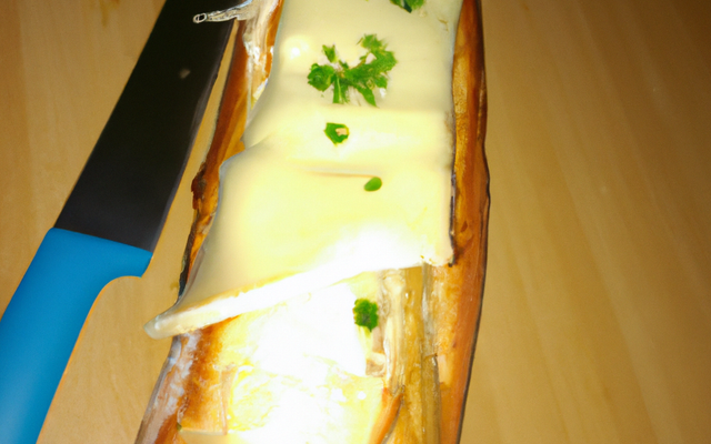 Baguette torsadée au fromage