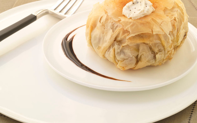 Pastilla de poulet et légumes au Boursin cuisine 3 poivres