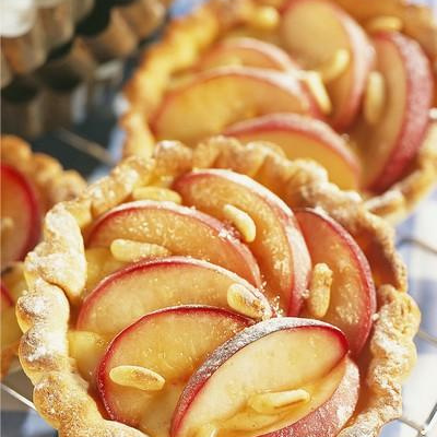 Tarte aux pêches à l'amaretto