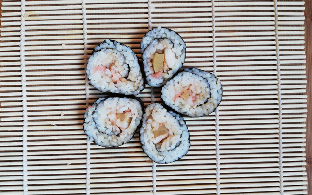 Makis en fleur