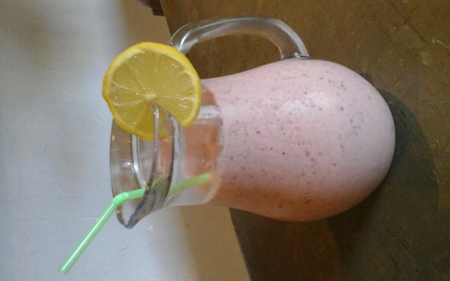 Smoothie framboise-banane