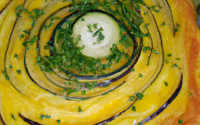 Flan de julienne de légumes