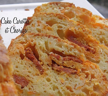 Cake carottes et chorizo