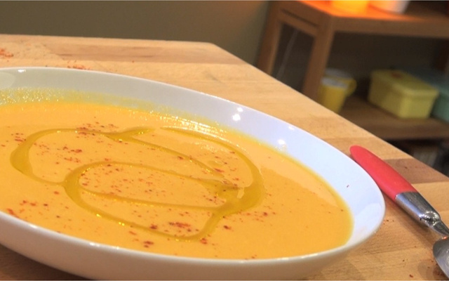 Soupe de légumes bonne mine