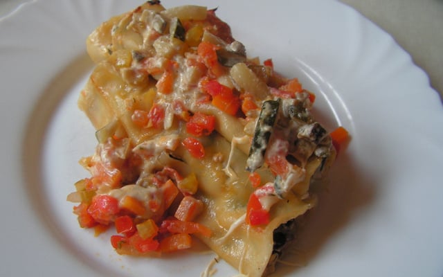 Cannellonis farcis aux légumes