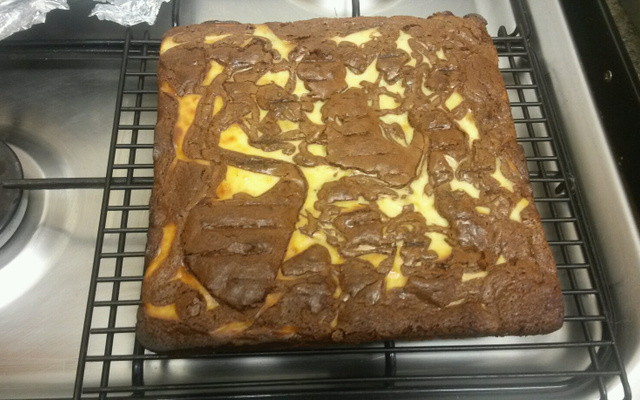Brownie cheesecake