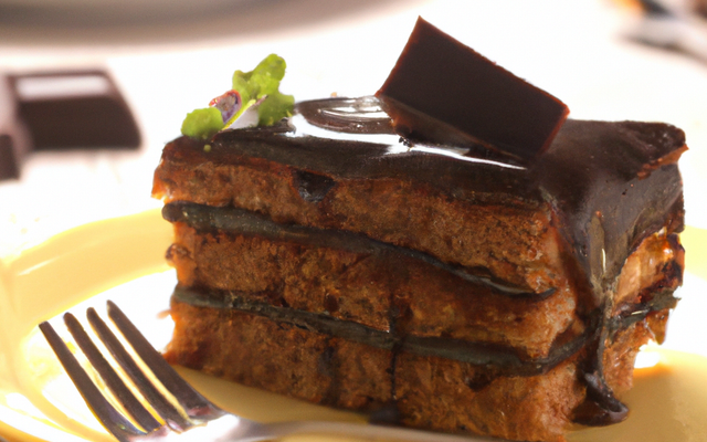 Gâteau fort en chocolat