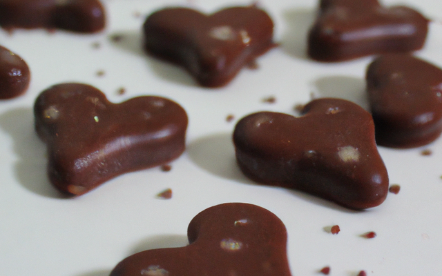 Petits cœurs au chocolat