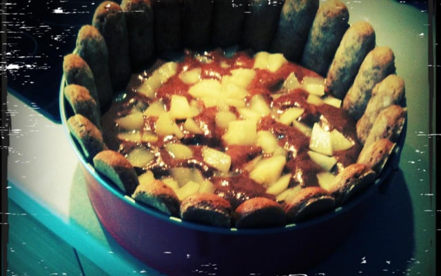 Charlotte épicée poire chocolat