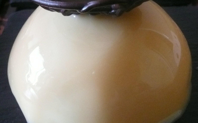 Entremet mousse mangue et chocolat blanc