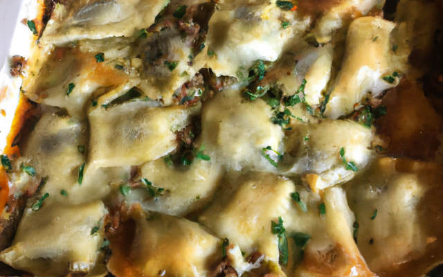 Gratin de ravioles montagnard