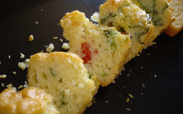 Cake tomate et basilic