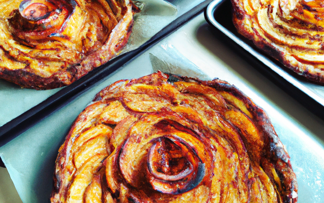 Croustillant aux pommes, rhum et spéculoos