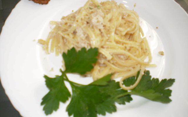 Pâtes citronnées au pecorino