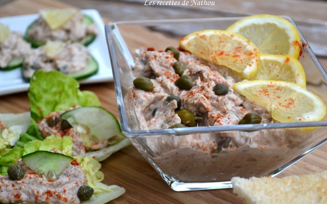 Rillettes de sardines au citron et fromage frais