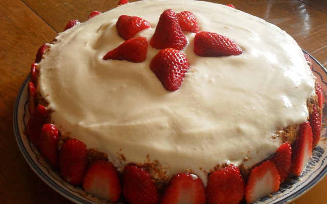 Fraisier façon tiramisu maison