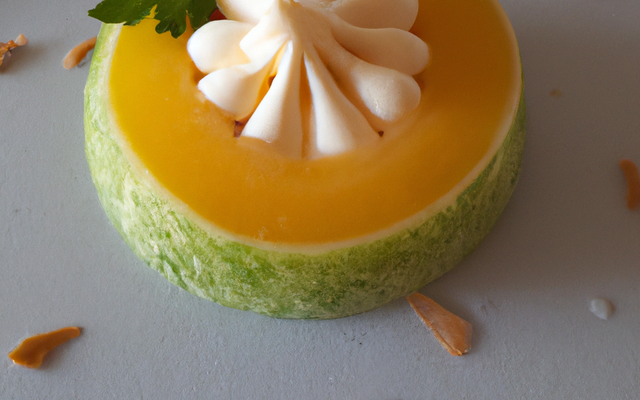 Crème pâtissière au melon