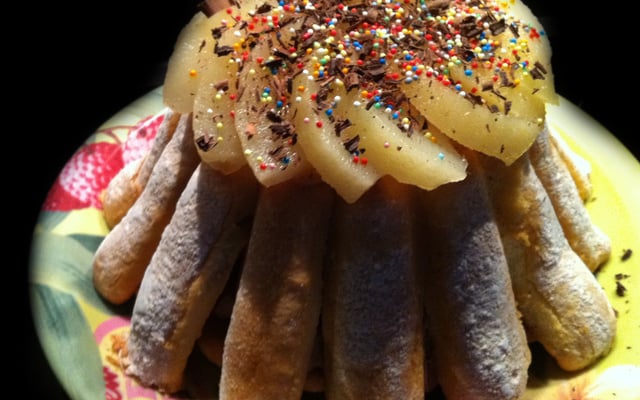 Charlotte light poire-choco-sésame !