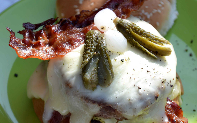 Hamburger "raclette"