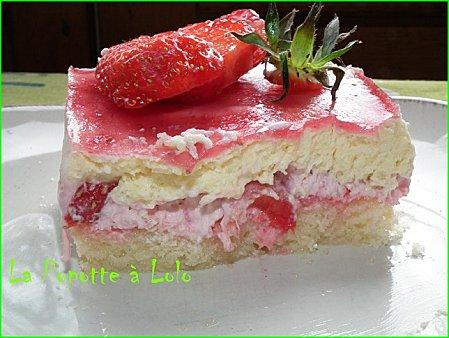 Petits bavarois fraises et chocolat blanc