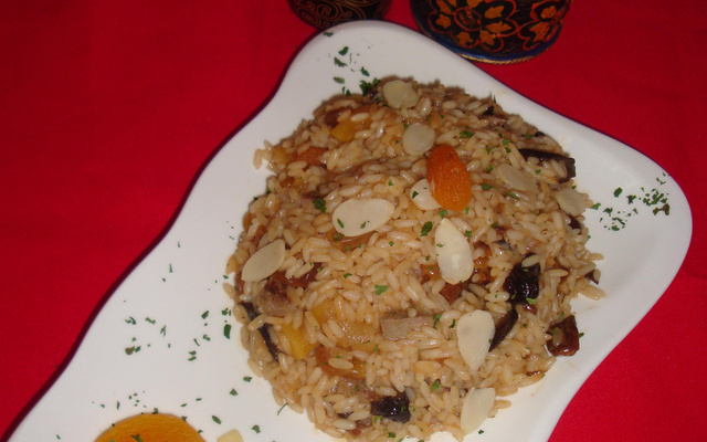 Risotto Marocain aux fruits secs et aux escargots