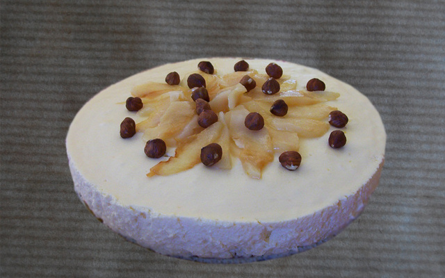 Gâteau noisette aux poires