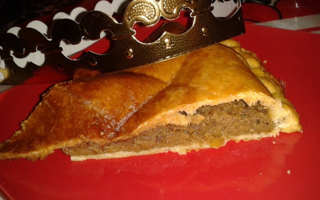 Galette des rois noix et chocolat blanc